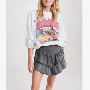 Mother “The Ruffle Mini Skirt”